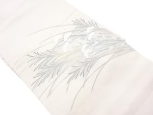 絽女郎花・芒模様織出し名古屋帯